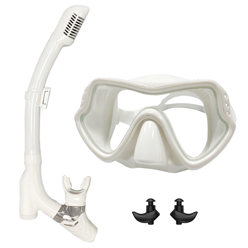 Snorkel Mask Full Face - QYQ Diving Mask Professional Snorkel Diving