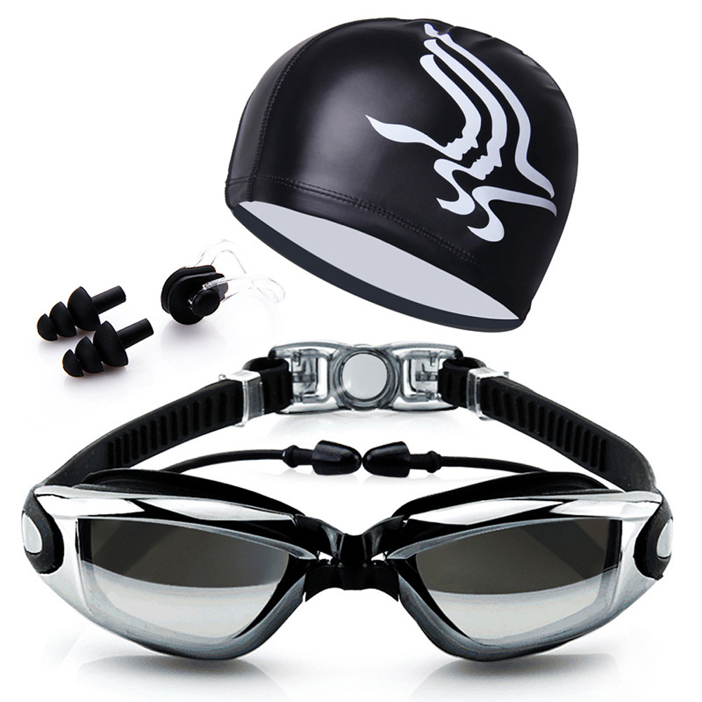 Adult Swimming Glasses Kit Coa - Swim Goggles Anti Fog Uv ulasan dan harga