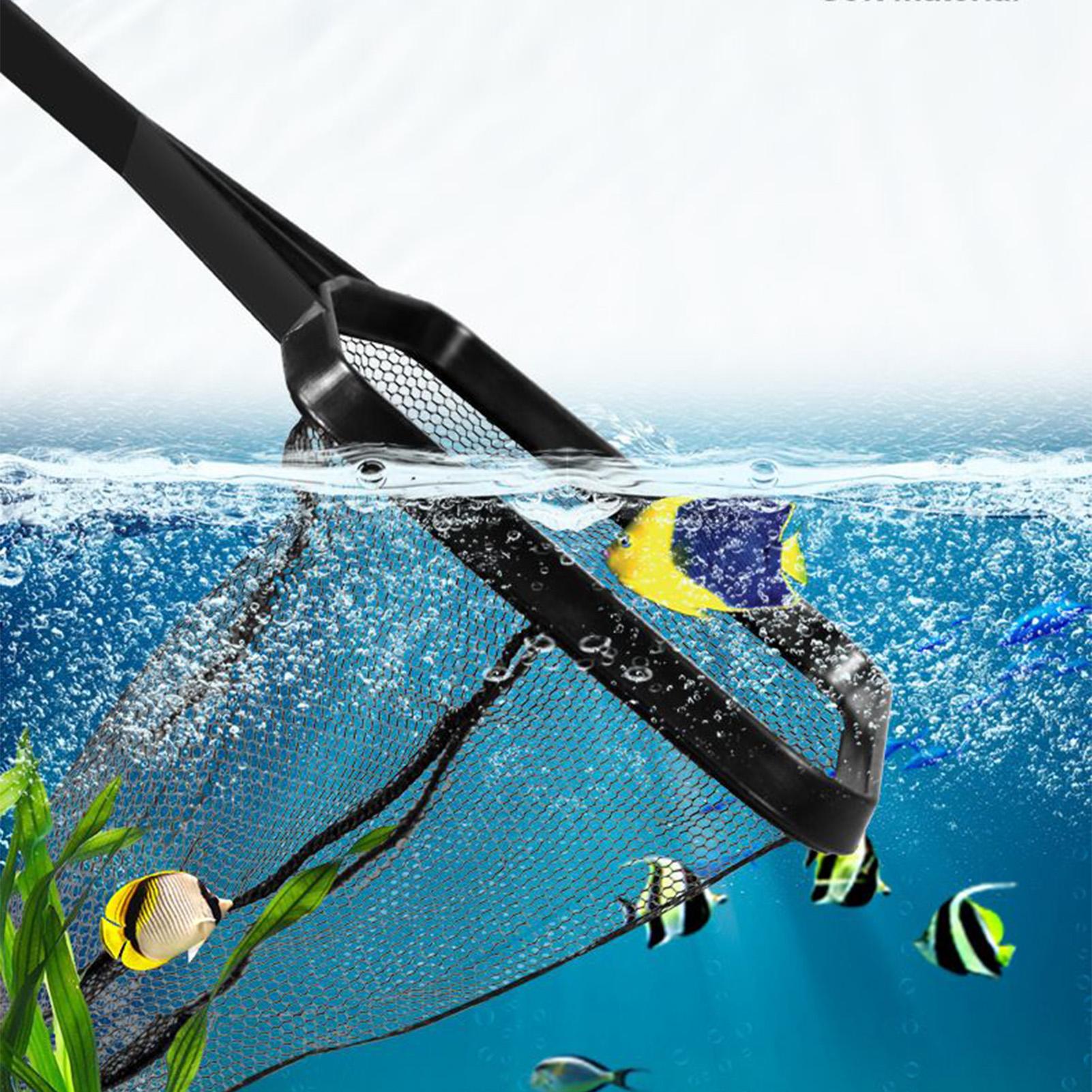 Aquarium Landing Net Fish Tank - Pool Skimmer Net ulasan dan harga