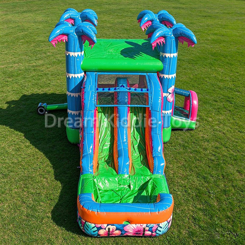 Commercial Inflatable Bounce H - Water Slide Inflatable ulasan dan harga