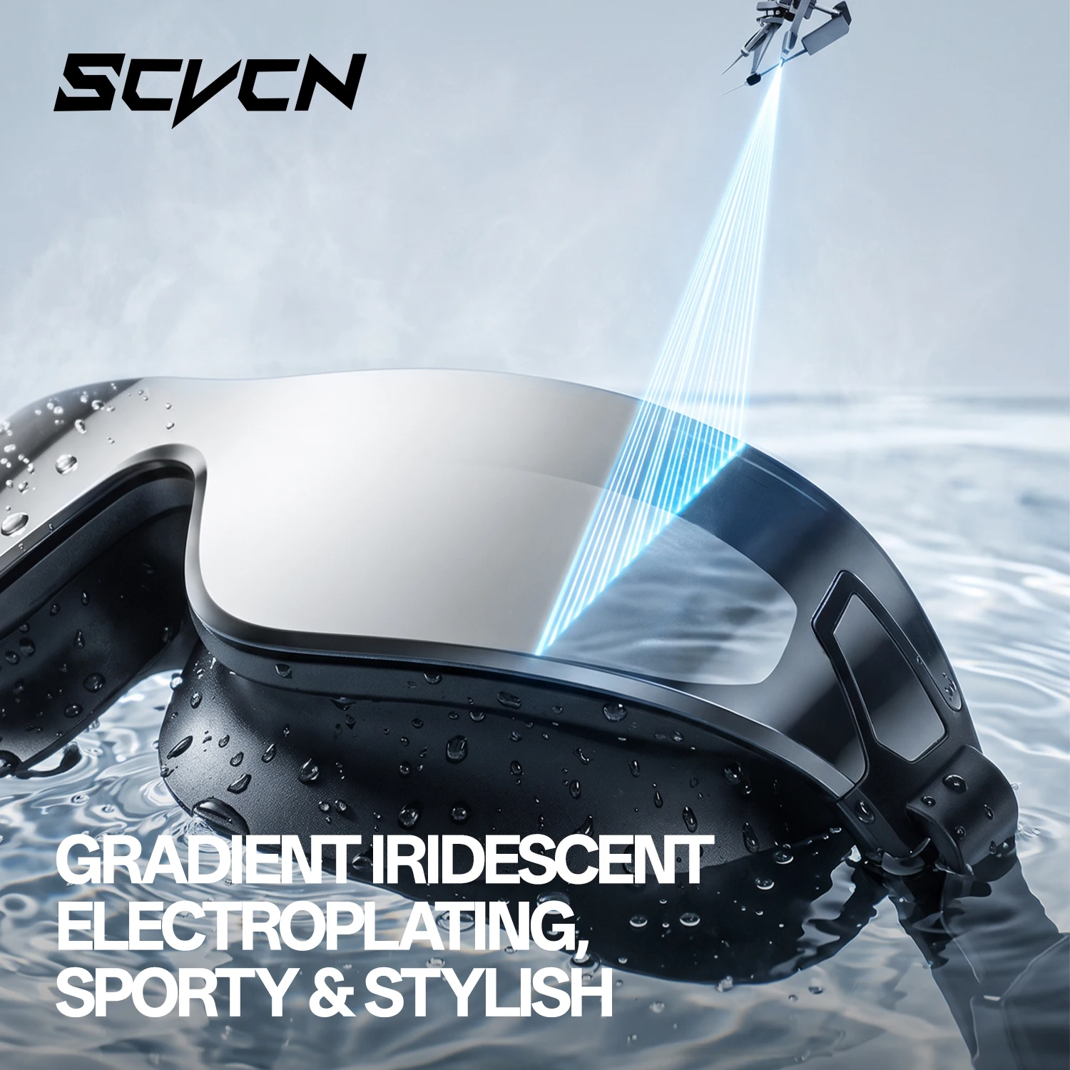 SCVCN Men indoor Professional  - Swim Goggles Anti Fog Uv ulasan dan harga