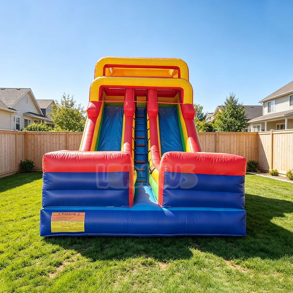 Red and Blue Outdoor Kids Wate - Water Slide Inflatable ulasan dan harga