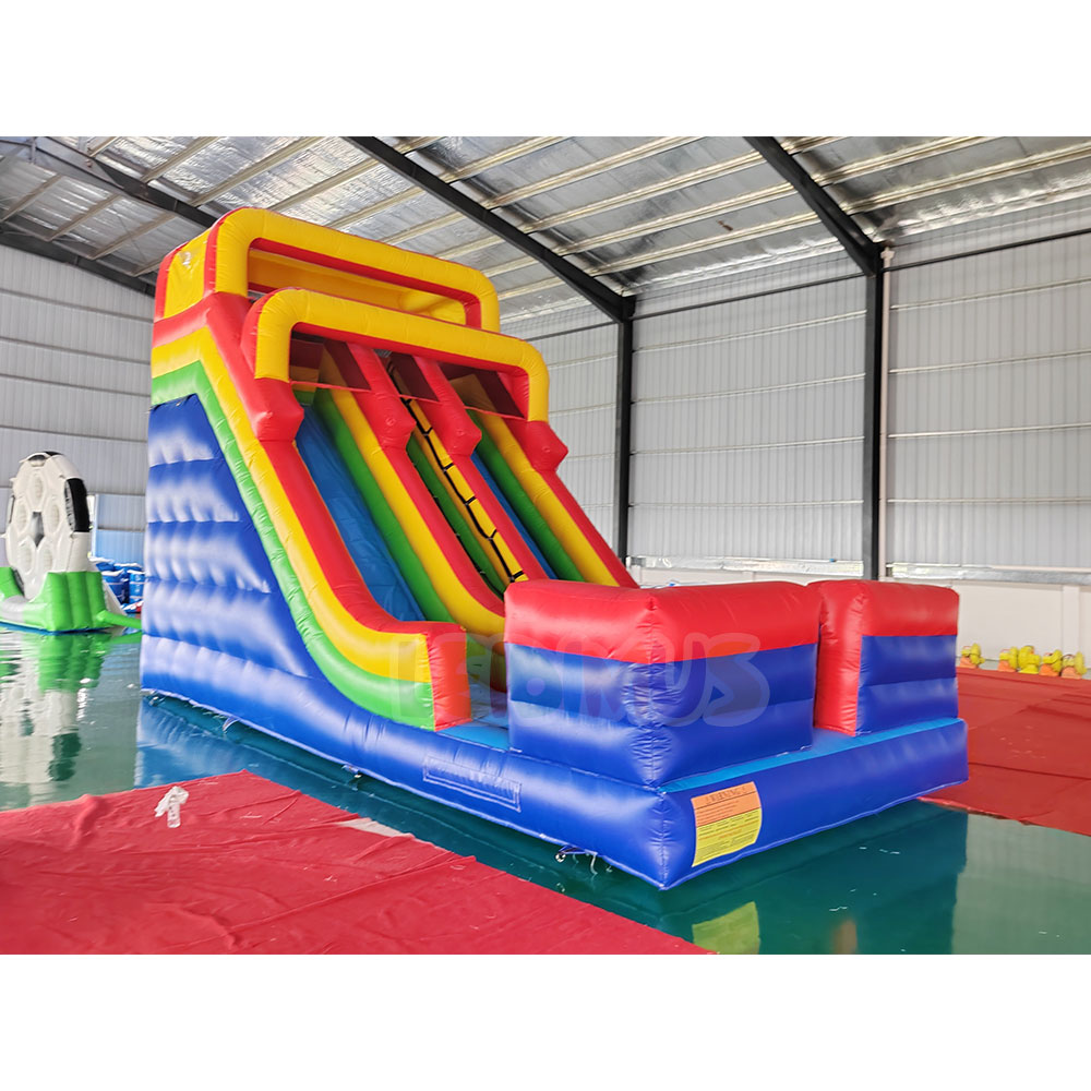 Red and Blue Outdoor Kids Wate - Water Slide Inflatable ulasan dan harga