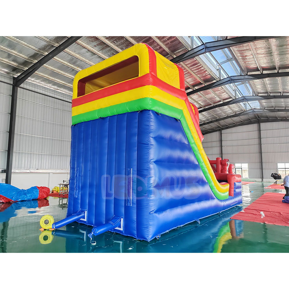 Red and Blue Outdoor Kids Wate - Water Slide Inflatable ulasan dan harga