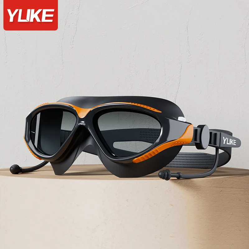 Big Frame Professional HD Anti - Swim Goggles Anti Fog Uv ulasan dan harga