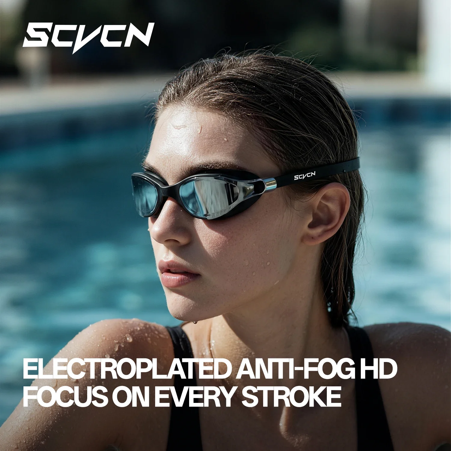 SCVCN New Professional Swimmin - Swim Goggles Anti Fog Uv ulasan dan harga