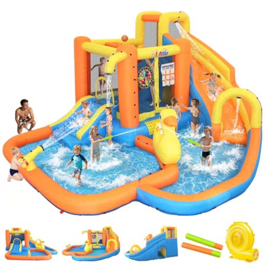 Backyard inflatable water park - Water Slide Inflatable ulasan dan harga