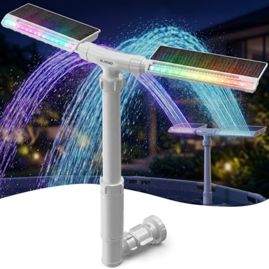 Solar pool fountain for ingrou - Pool Light Solar Rechargeable ulasan dan harga
