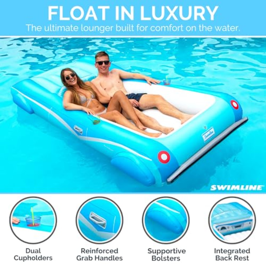 Inflatable Swimming Pool Float - Pool Lounger Inflatable ulasan dan harga