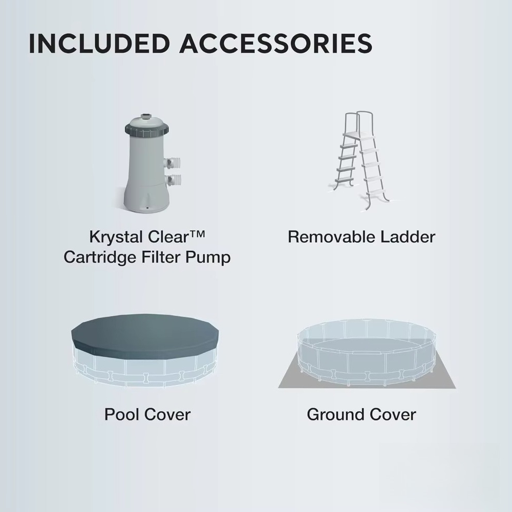 15ft x 42in Prism Frame Above  - Pool Ladder Above Ground ulasan dan harga