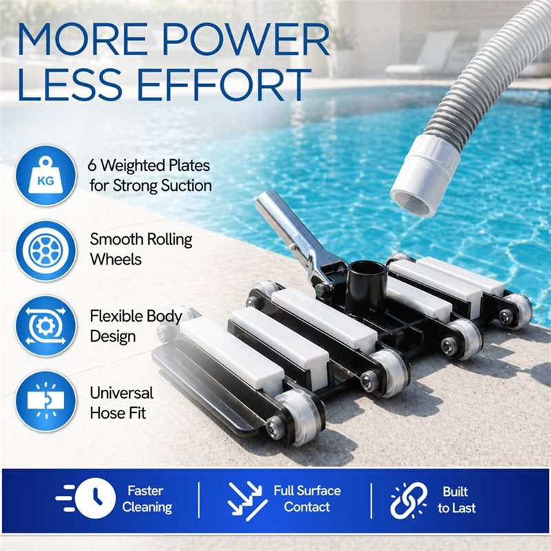 A64T Manual Pool Vacuum Head,  - Pool Vacuum Manual ulasan dan harga